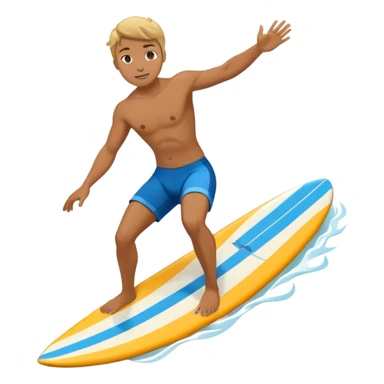 person surfing on a big wave sticker