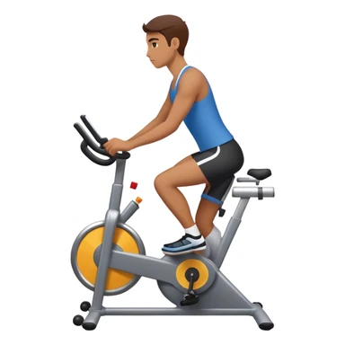 Bici estática ciclista sticker