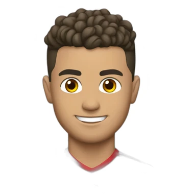 Ronaldo avec le maillot du Maroc  sticker