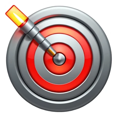 Moving target with blinking light sticker