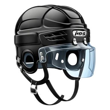 Give me a black ice hockey helmet sticker