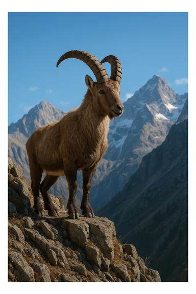 Mountain goat sticker