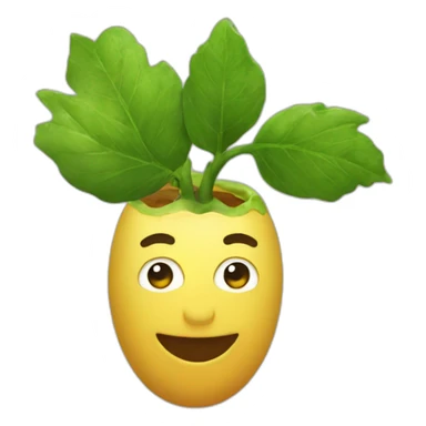 hojas de hierbabuena solas sticker