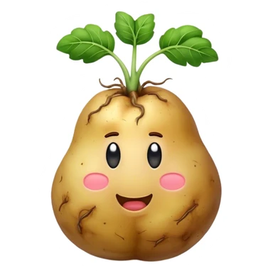 potato root sticker