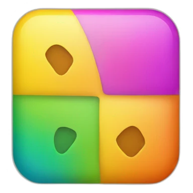 Colorful check mark sticker