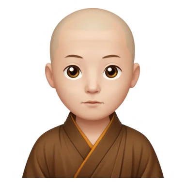 Chinese monk  sticker