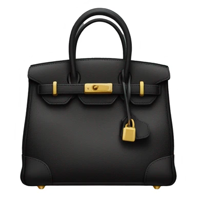 Black birkin bag sticker