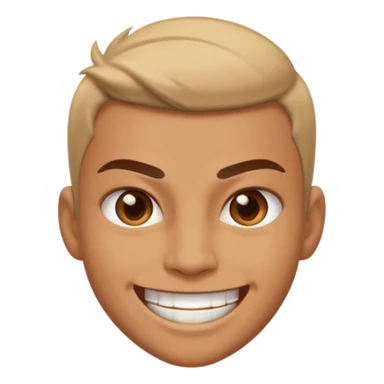 Smile aggressively  sticker