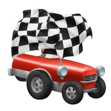 coche de carreras del payaso sticker