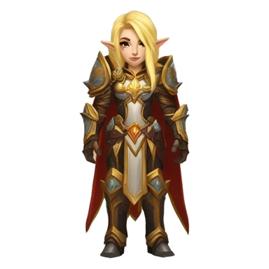 World of warcraft blood elf paladin sticker