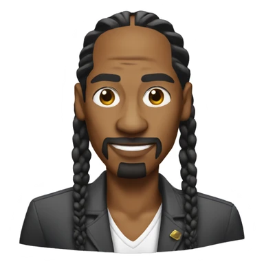 snoop dogg with cornrows sticker