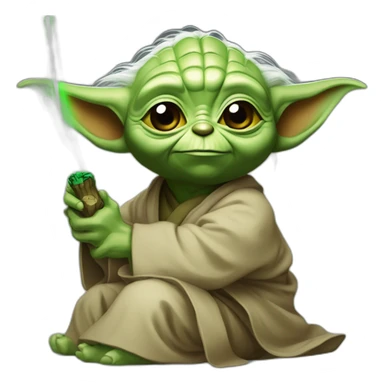 Yoda qui joue au jeu vidéo sticker