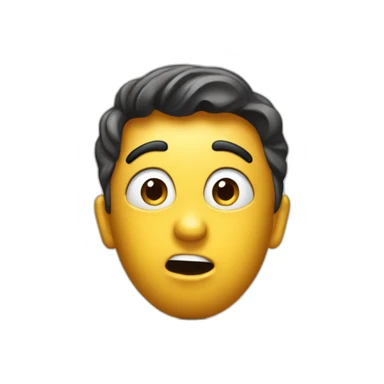 Academy Awards trophy shocked face sticker