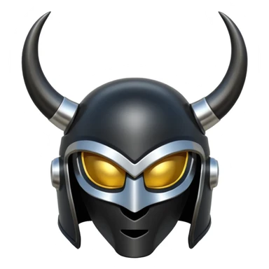 black horn helmet sticker