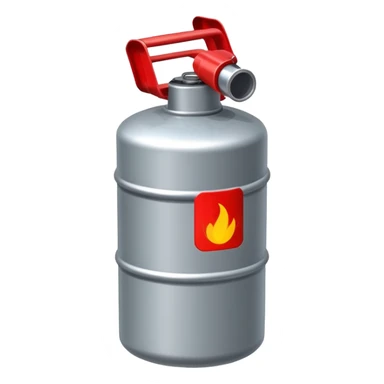 Red Fuel canister sticker