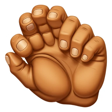 strong veiny knuckle sticker