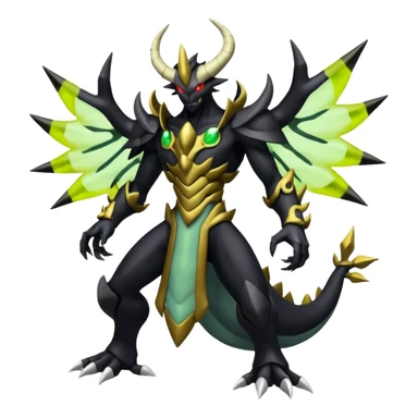 Zygarde-Giratina-Darkrai-fusion, full body sticker