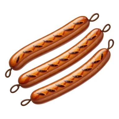 a single sausage sticker