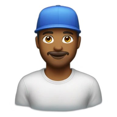 product designer wearing a snapback hat sticker