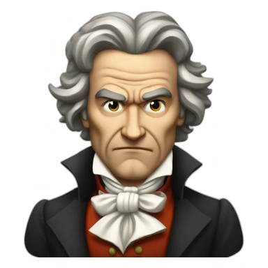 Evil Beethoven sticker