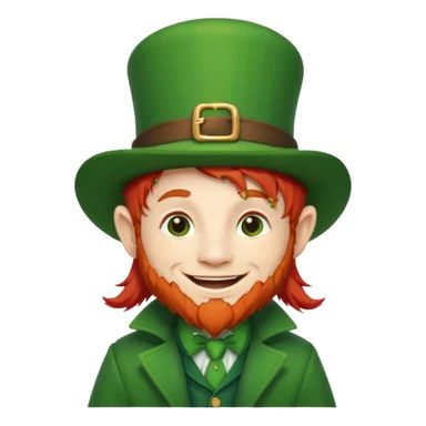 adorable leprechaun sticker