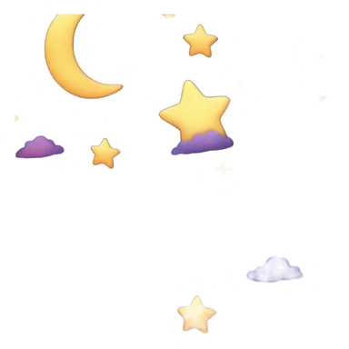 Starry night  sticker