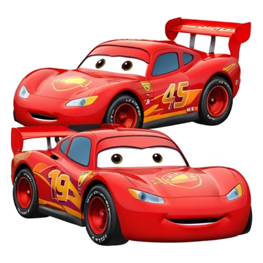 Lightning McQueen Saying heyyyy￼ sticker