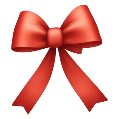 Big red bow  sticker