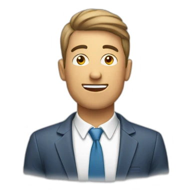 activity engaged man sticker