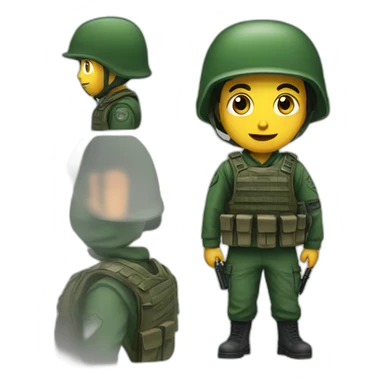 Hamas soldier looking embarrassed sticker