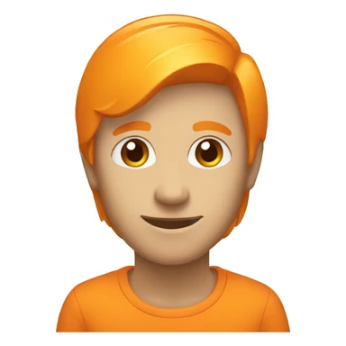 create a check emoji in orange sticker
