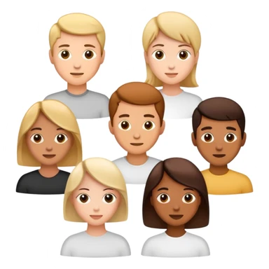 minimalist group discussion sticker