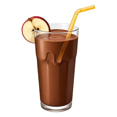 Chocolate milk and apple juice mix sticker