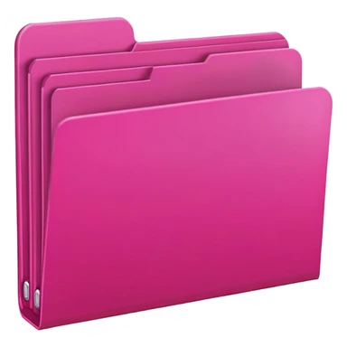 bright pink file folder sticker