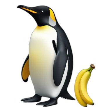 penguin-with-banana sticker