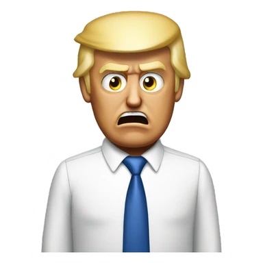 Donald trump mad sticker