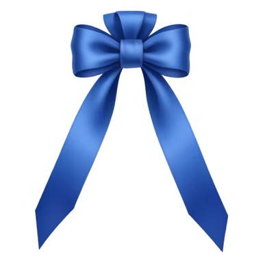 Royal blue cure ribbon sticker