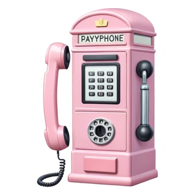 pastel london payphone sticker