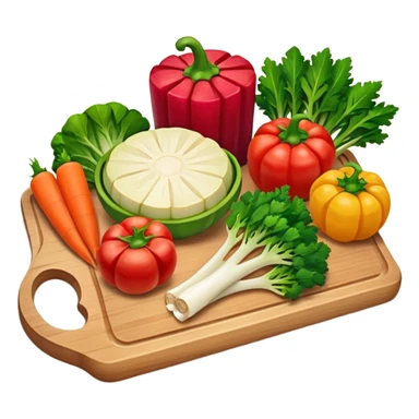 chopped up vegstables sticker