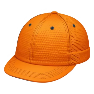 orange golf hat sticker