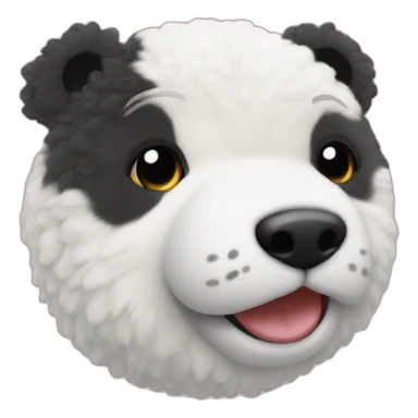 Cœur en peluche sticker