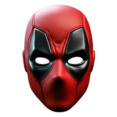 3D deadpool head sticker