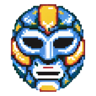 luchador wrestling mask sticker