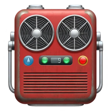 Air Condentsor Red sticker