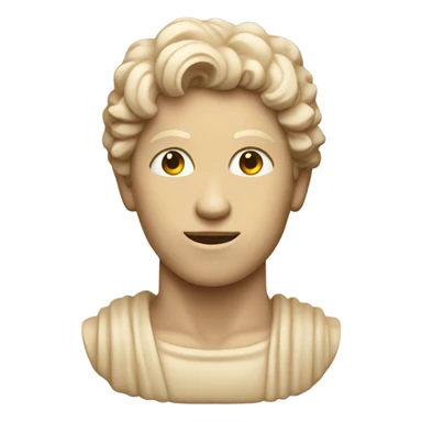 beige statue of david sticker