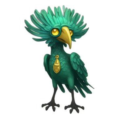 Eldritch Egyptian bird god sticker