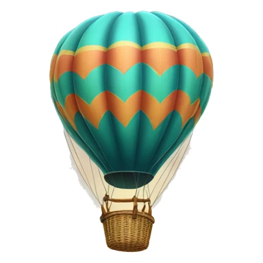 Hot-air balloon sticker