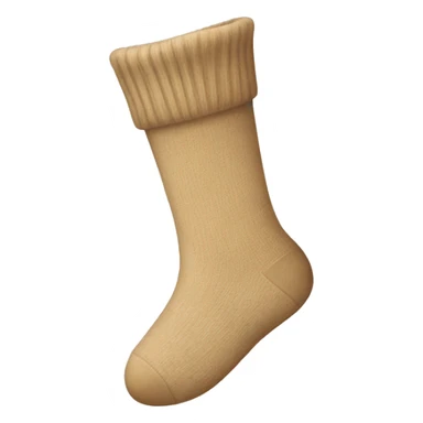 Beige socks sticker