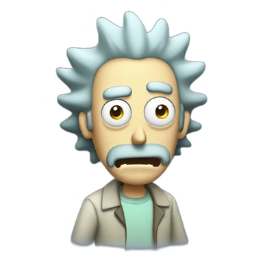 Rick from Rick and morty sticker