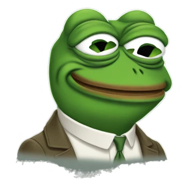 Pepe frog sticker